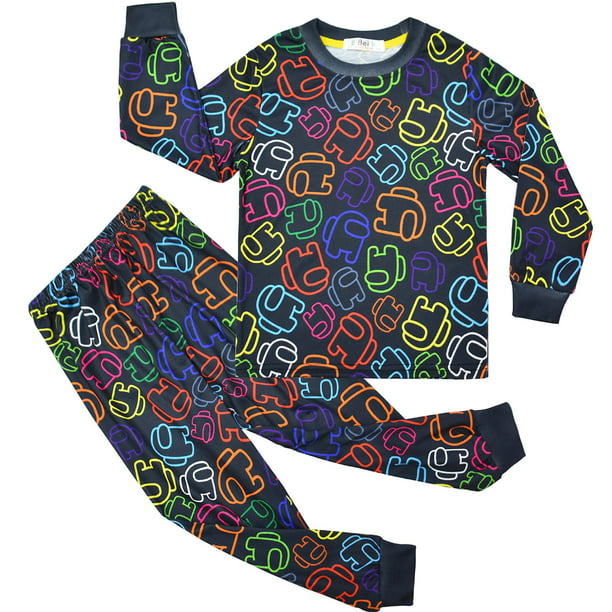 Kids Among Us Nightwear 2pcs Long Sleeve T-shirt Pjs Sets Pyjamas Sleepwear Gift